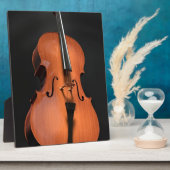 チェロストリングス弦楽器ウッド楽器 フォトプラーク (側面)