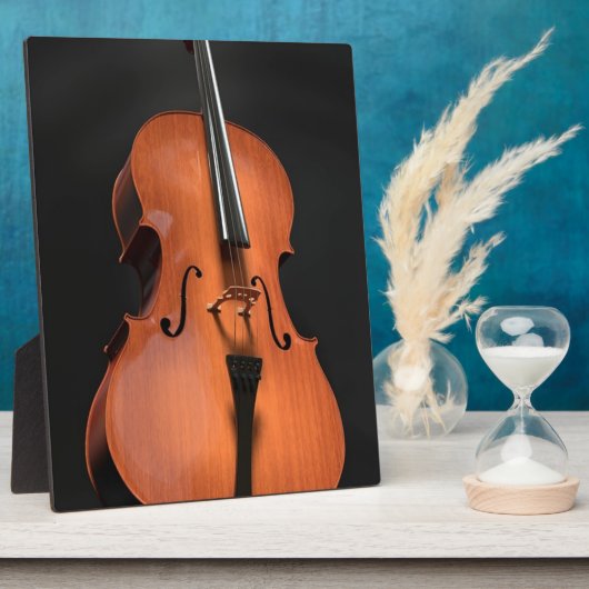 チェロストリングス弦楽器ウッド楽器 フォトプラーク (側面)