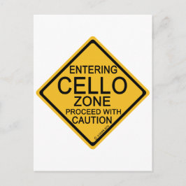 チェロゾーンに入る ポストカード