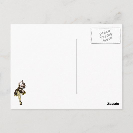 チェロダンス ポストカード (裏面)