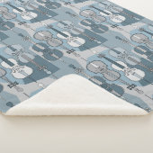 チェロパターンシェルパブランケット シェルパブランケット (3/4)