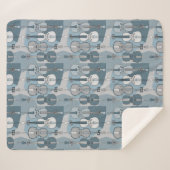 チェロパターンシェルパブランケット シェルパブランケット (正面(横))