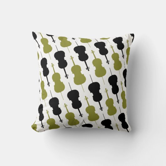 チェロパターン クッション (正面)