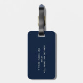 チェロパーソナライズされたスクリプトモノグラムミュージシャン ラゲッジタグ (裏面縦)