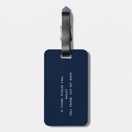 チェロパーソナライズされたスクリプトモノグラムミュージシャン ラゲッジタグ (裏面縦)