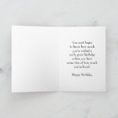 チェロパーソナライズされた甥誕生日 カード (内部)