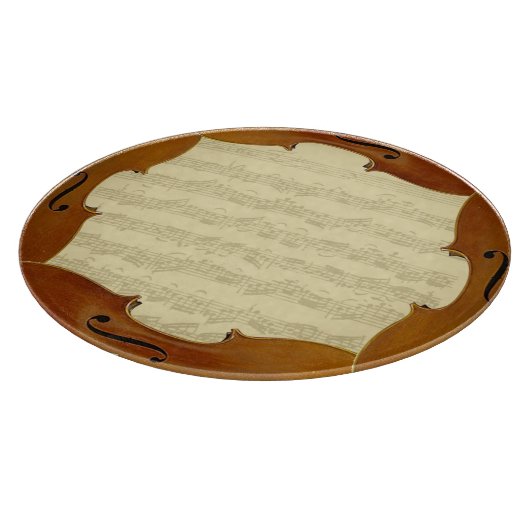 チェロフレームのBachのチェロの続きの原稿 カッティングボード (角)