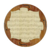 チェロフレームのBachのチェロの続きの原稿 カッティングボード (正面)