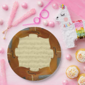 チェロフレームのBachのチェロの続きの原稿 ペーパープレート (パーティー)