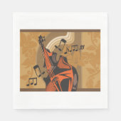 チェロミュージカル楽器紙ナプキンス スタンダードランチョンナプキン (正面)