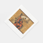 チェロミュージカル楽器紙ナプキンス スタンダードランチョンナプキン (角)