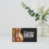 チェロミュージカル楽器 名刺 (スタンド正面)