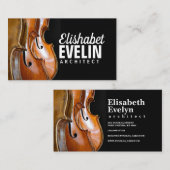 チェロミュージカル楽器 名刺 (正面/裏面)