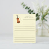 チェロミュージシャン先生弦楽団 サンキューカード (スタンド正面)