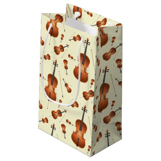 チェロミュージシャン先生弦楽団 スモールペーパーバッグ (裏面アングル)