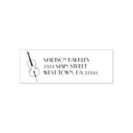 チェロミュージシャン先生弦楽団 セルフインキングスタンプ