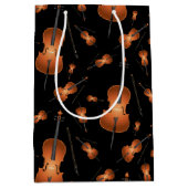 チェロミュージシャン先生弦楽団 ミディアムペーパーバッグ (正面)