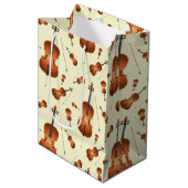 チェロミュージシャン先生弦楽団 ミディアムペーパーバッグ (正面アングル)