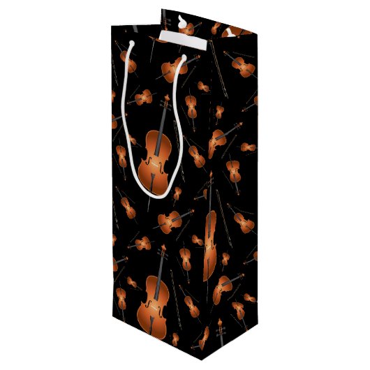チェロミュージシャン先生弦楽団 ワインギフトバッグ (裏面アングル)