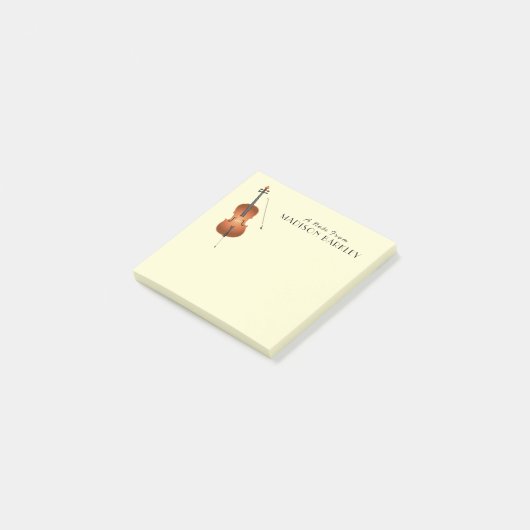 チェロミュージシャン音楽先生弦楽団 ポストイット (アングル)