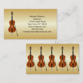 チェロミュージシャン 名刺 (正面/裏面)