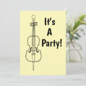 チェロラインスケッチ 招待状 (スタンド正面)