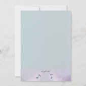 チェロリサイタルグレイ招待状 招待状 (裏面)