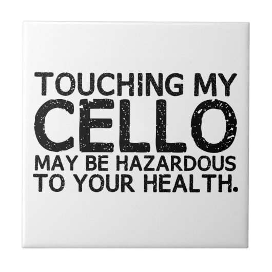 チェロ危険 タイル (正面)
