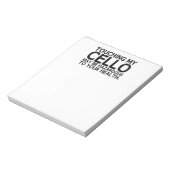 チェロ危険 ノートパッド (回転)