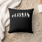 チェロ奏者のおもしろいなチェロの恋人のギフトの進化 クッション (ブランケット)