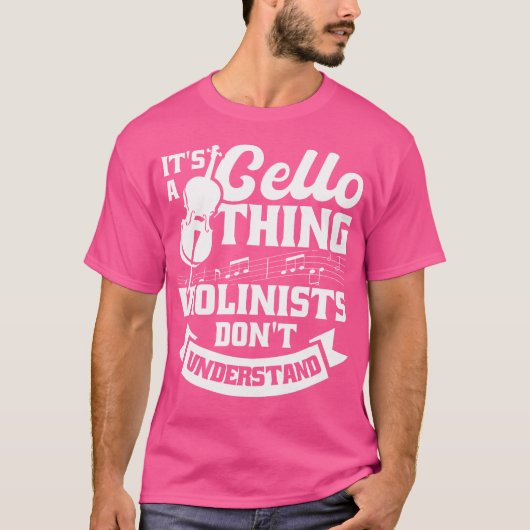 チェロ弦奏者チェリスト交響楽団ヴィオラ Tシャツ (正面)