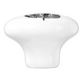 チェロ弦楽器ヴィンテージミュージカル美術 セラミックノブ (側面)