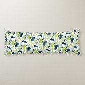 チェロ弦楽器音楽オーケストラ青緑 ボディピロー (裏面)