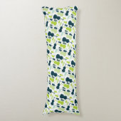 チェロ弦楽器音楽オーケストラ青緑 ボディピロー (正面縦)