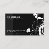 チェロ弦楽器 名刺 (裏面)