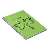 チェロ文字シャムロック ノートブック (右側)