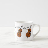 チェロ漫画イラストレーション エスプレッソカップ (右)