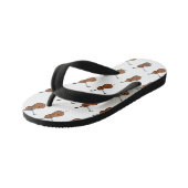 チェロ漫画イラストレーション キッズビーチサンダル (アングル)