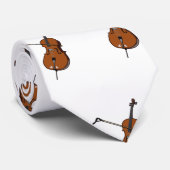 チェロ漫画イラストレーション ネクタイ (ロール)