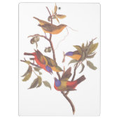 チェロ絵を描ーキーの梅の鳥の束ね クリップボード (裏面)