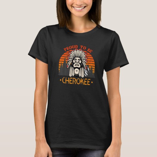 チェロ誇りを持ったキー先住民アメリカン Tシャツ (正面)