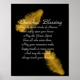 チェロ賛美キーの黄金の羽毛の黒 ポスター