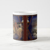 チェロ賛美キー先住民ジャンボマグ ジャンボコーヒーマグカップ (正面)