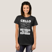 チェロ退職したオーケストラViolincello Cellist Tシャツ (正面フル)