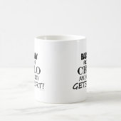 チェロ遠くにから戻る コーヒーマグカップ (中央)