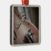 チェロ音楽クラシカル弦楽器楽器 メタルオーナメント (右)