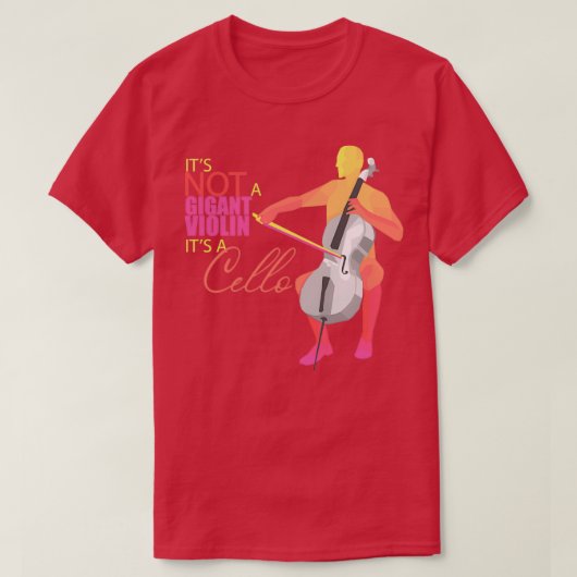 チェロ14 Tシャツ (デザイン正面)