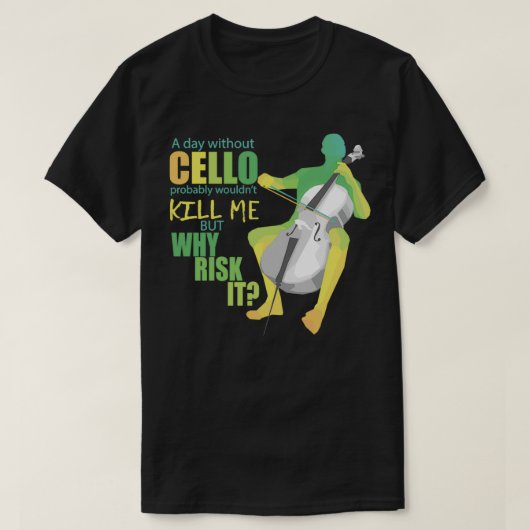 チェロ18 Tシャツ (デザイン正面)