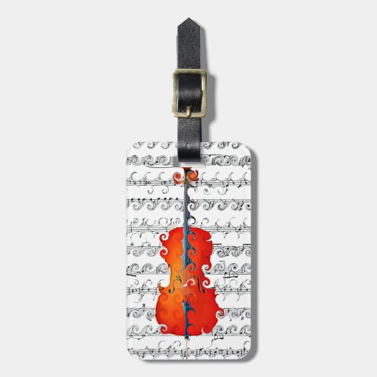 チェロ&アイロック!_ ラゲッジタグ (正面縦)