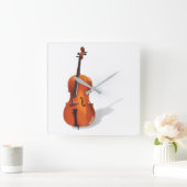 チェロ スクエア壁時計 (ホーム)